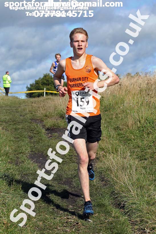 Mens under-17s 2019 Start Fitness Harrier league, Wrekenton, Gateshead. Photo: David T. Hewitson/Sports for All Pics